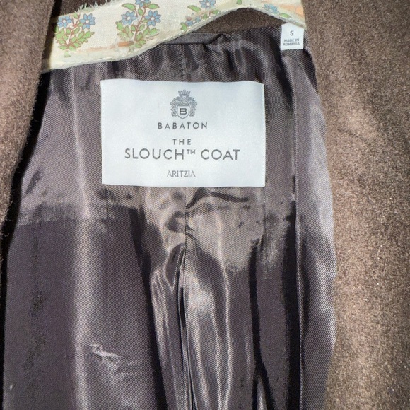 Aritiza Babaton Chocolate Brown Slouch Coat - Picture 3 of 3